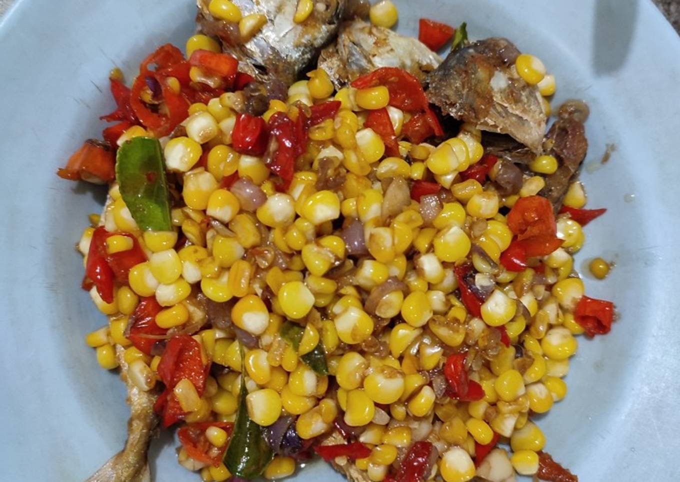 Ikan Peda Tumis Jagung