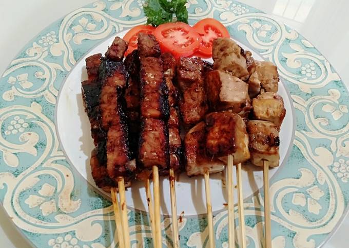 Wajib coba! Resep mudah bikin Sate Tempe Tahu dijamin lezat