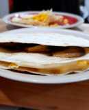 Quesadillas choclo champiñón