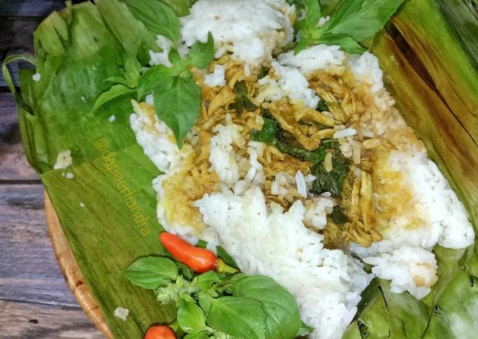 Nasi Uduk Bakar Ayam Suwir