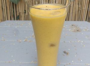 Une photo de 🥥 Milkshake coco melon vanille gingembre