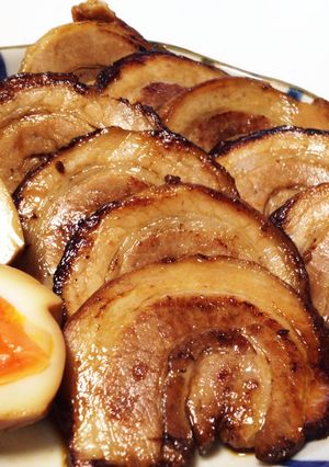 A picture of Homemade Chashu Pork for Ramen or Appetizers.
