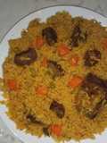 الأرز بسمتي ب اللحم الذييذ 😋😋👍