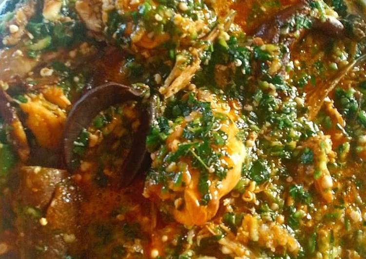 How to Prepare Recipe of Okro n ugu soup