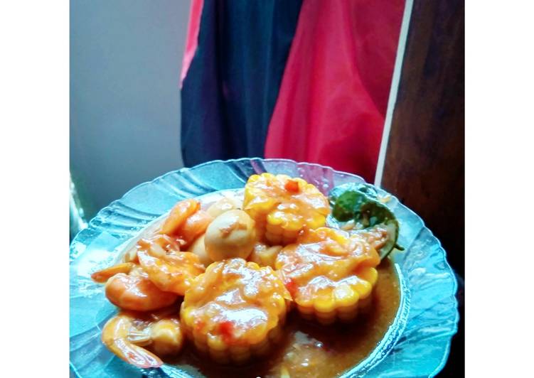 Resep Udang Saus Padang, Lezat