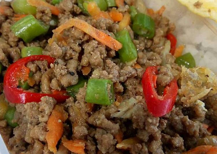 Langkah Mudah untuk meracik Tumis Sapi Cincang Lezat