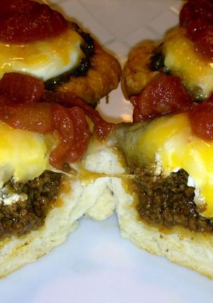 A picture of Biscuit Taco Cups.