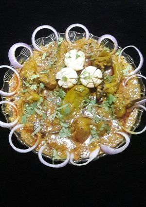 A picture of Bhavnagari Mirchi ka Jalwa.