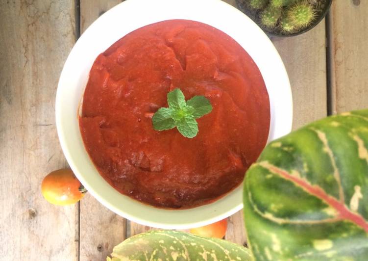 Bagaimana Menyiapkan Saos tomat home made Anti Gagal