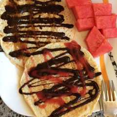 Una foto de Tortitas 🥞 de desayuno fit