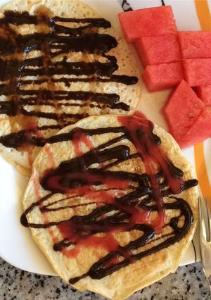 Una foto de Tortitas 🥞 de desayuno fit