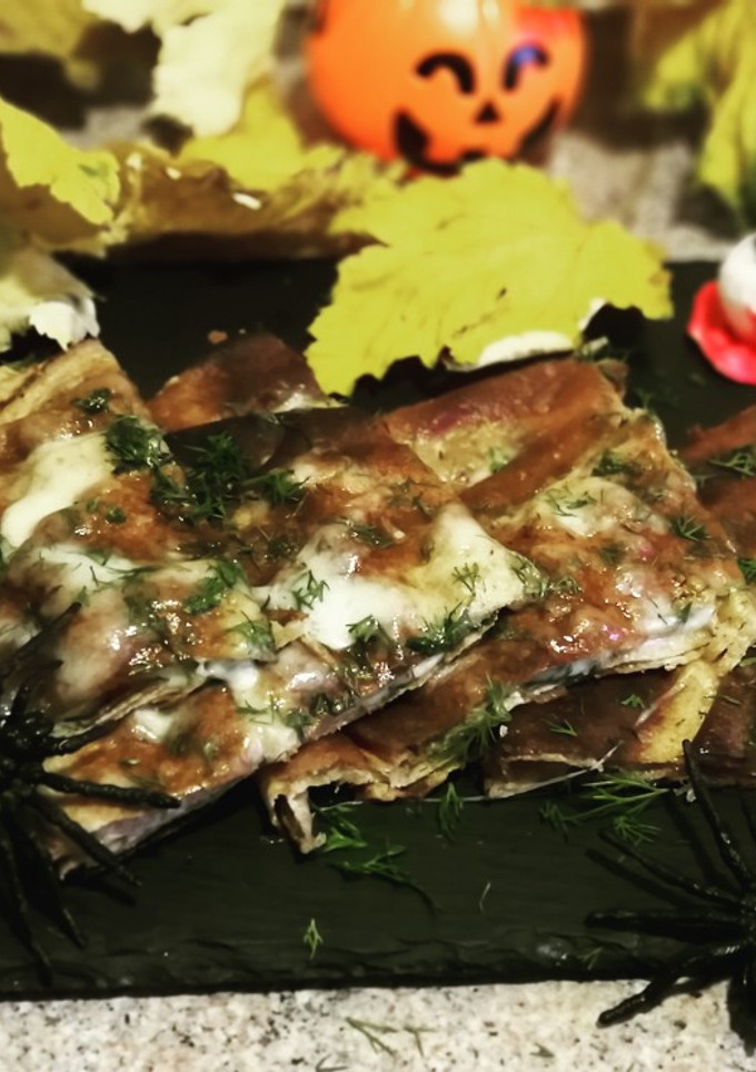 Una foto de Tacos crujientes con mozzarella en 5 minutos