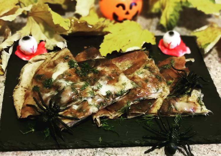 Tacos crujientes con mozzarella en 5 minutos