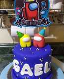 Torta para cumple de niño #307