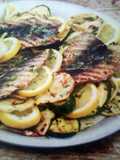 butterfly sardines with lemony fennel salad.