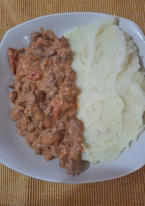 Una foto de Salsa casera con crema