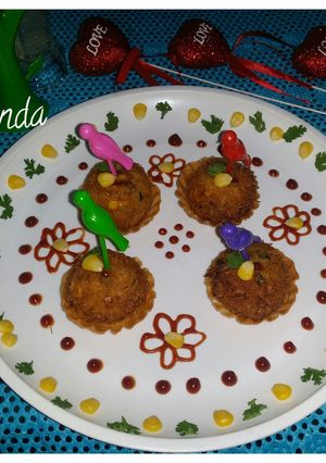 A picture of Paneer Corn Croquettes.