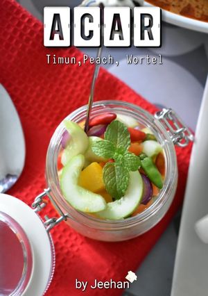 Foto resep ACAR 🥒Timun, 🍑Peach, 🥕 Wortel
