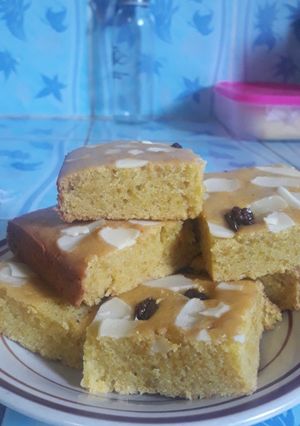 Foto resep Pumpkin cake || no mikser