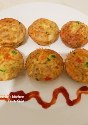 Egg muffins ainihin hoton girkin