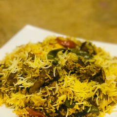 A picture of Mutton Biryani.