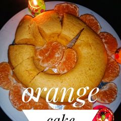 Orange cake(without oven) A picture of Orange cake(without oven).