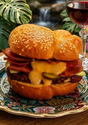 Zdjęcie przepisu Burger 🍔Arch Deluxe a la McDonalds a.d. 1997.