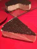 Tarta de mousse de capuchino