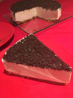 Una foto de Tarta de mousse de capuchino