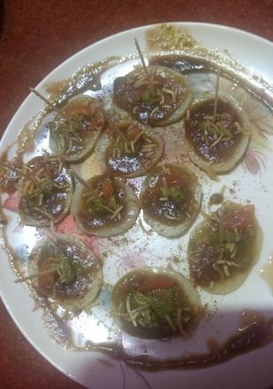 A picture of Aloo chaat-.