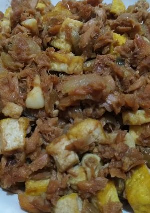 Foto resep Tahu tuna kaleng saos tiram