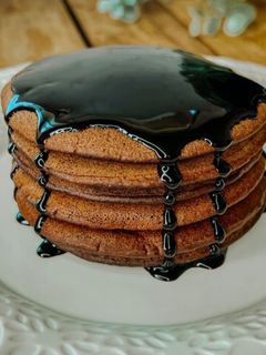 عکسی از دستور پنکیک شکلاتی با تمام نکات