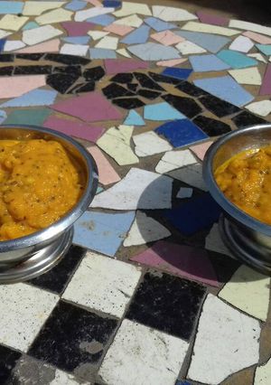 Una foto de Mayonesa vegana de zanahoria