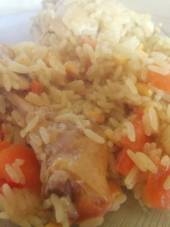 Una foto de Pollo con arroz de fin de mes