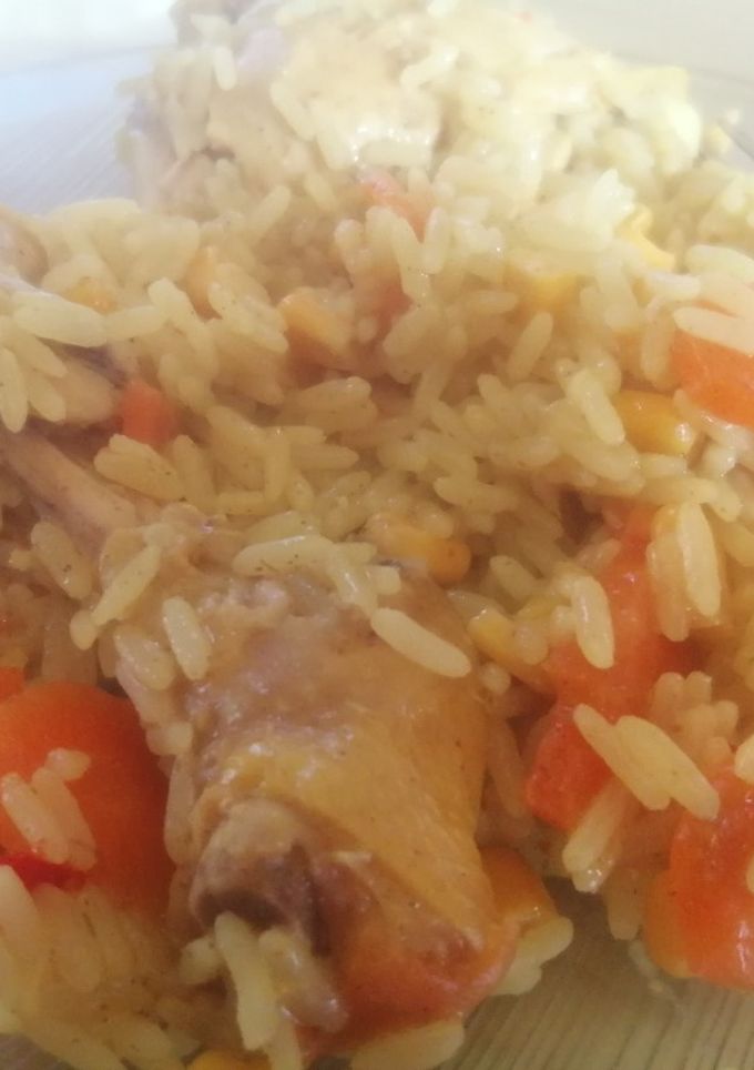 Una foto de Pollo con arroz de fin de mes