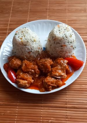 1920. Csülök pörkölt fűszers rizzsel ! recept fotója