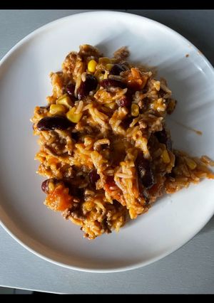 Une photo de One pot rice à la mexicaine au cookeo