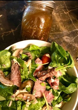 A picture of Steak Salad.