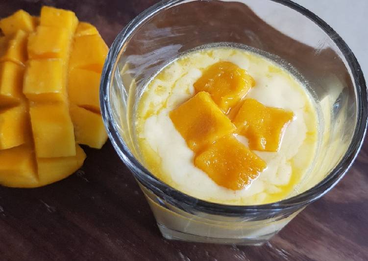 Recipe of Speedy Mango Yoghurt/Aamrakhand/Mango Shrikhand
