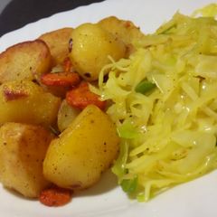 A picture of Simple sauteed cabbage #authormarathon.