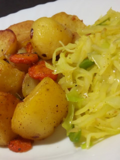 A picture of Simple sauteed cabbage #authormarathon.