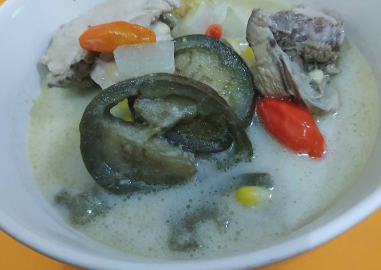 Sayur lodeh terong ayam