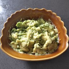 A picture of Avocado with Condensed Milk.