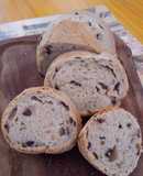 Pan de aceitunas negras