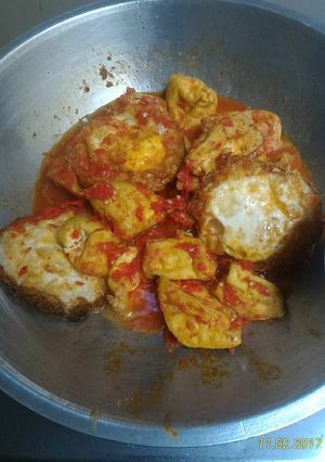 Foto resep Telur tahu balado