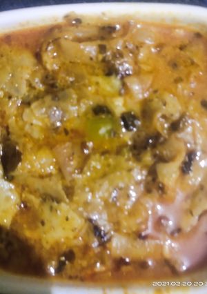 दही पापड़ की सब्जी (dahi papad ki sabzi recipe in Hindi) रेसिपी मुख्य फोटो