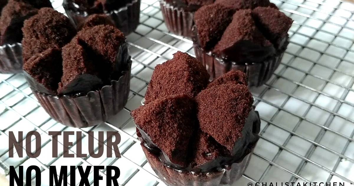 Resep Bolu Kukus Mekar Coklat No Telur No Mixer Oleh Chalistaa Kitchen ...