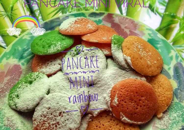 Pancake mini rainbow
