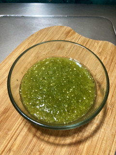 Una foto de Salsa verde de tomate