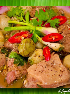 Hình của món Vịt Om Sấu.